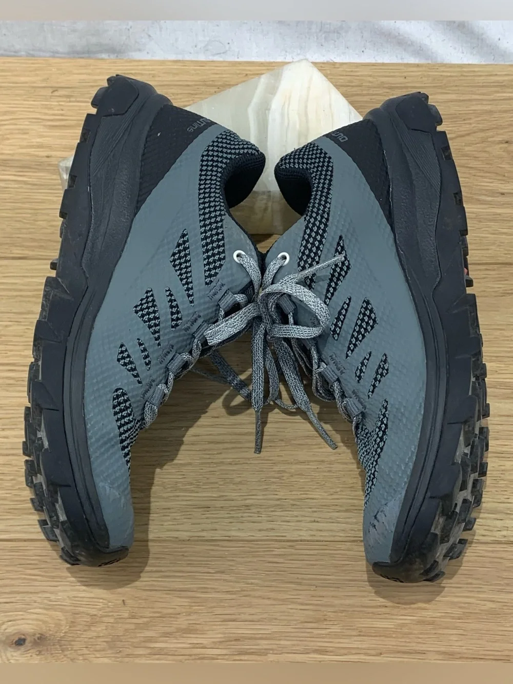 Salomon OUTline GTX Womens Hiking Shoes Gray GoreTex Trail Waterproof Size 6